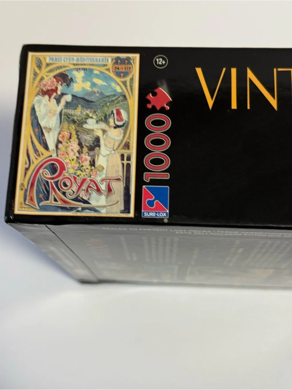 NIB 2006 Sure-Lox Vintages ROYAT 1000 Pc Jigsaw Puzzle Art Nouveau French Poster